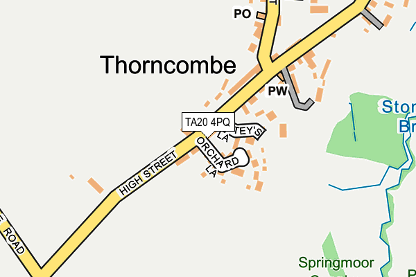 TA20 4PQ map - OS OpenMap – Local (Ordnance Survey) TA20 4PQ map - OS OpenMap – Local (Ordnance Survey)