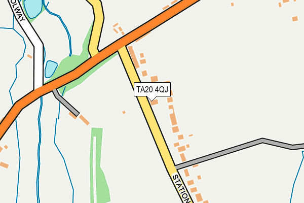 TA20 4QJ map - OS OpenMap – Local (Ordnance Survey) TA20 4QJ map - OS OpenMap – Local (Ordnance Survey)