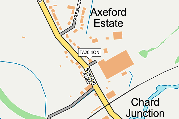 TA20 4QN map - OS OpenMap – Local (Ordnance Survey) TA20 4QN map - OS OpenMap – Local (Ordnance Survey)