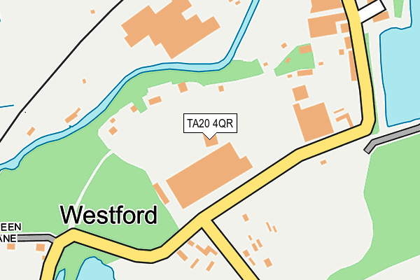 TA20 4QR map - OS OpenMap – Local (Ordnance Survey) TA20 4QR map - OS OpenMap – Local (Ordnance Survey)