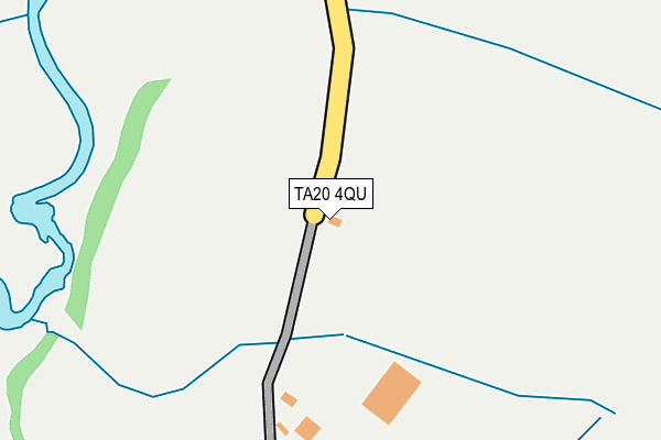 TA20 4QU map - OS OpenMap – Local (Ordnance Survey) TA20 4QU map - OS OpenMap – Local (Ordnance Survey)