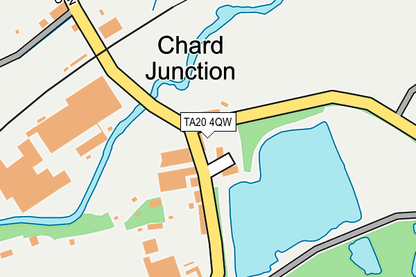 TA20 4QW map - OS OpenMap – Local (Ordnance Survey) TA20 4QW map - OS OpenMap – Local (Ordnance Survey)