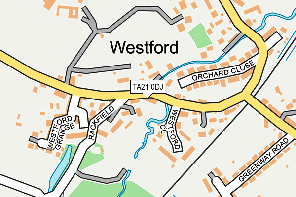 TA21 0DJ map - OS OpenMap – Local (Ordnance Survey) TA21 0DJ map - OS OpenMap – Local (Ordnance Survey)