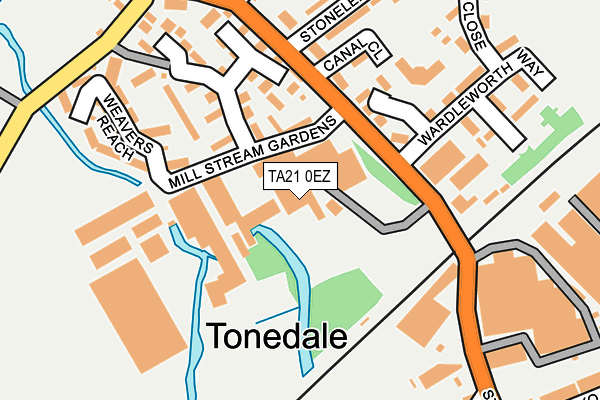 TA21 0EZ map - OS OpenMap – Local (Ordnance Survey) TA21 0EZ map - OS OpenMap – Local (Ordnance Survey)