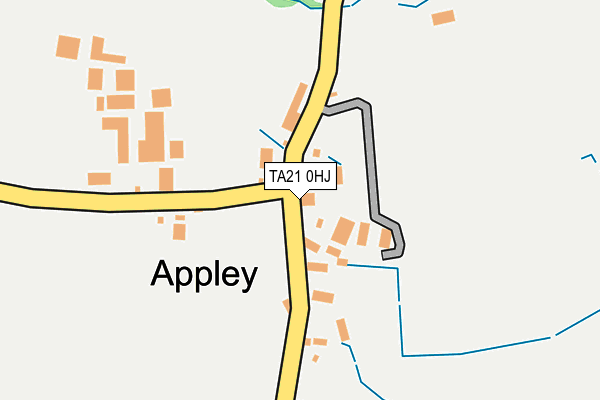 TA21 0HJ map - OS OpenMap – Local (Ordnance Survey) TA21 0HJ map - OS OpenMap – Local (Ordnance Survey)