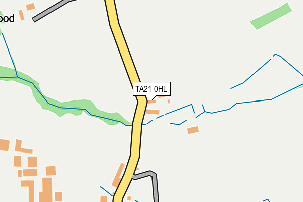 TA21 0HL map - OS OpenMap – Local (Ordnance Survey) TA21 0HL map - OS OpenMap – Local (Ordnance Survey)