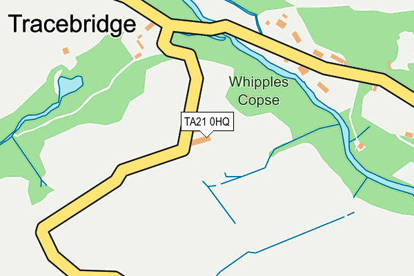 TA21 0HQ map - OS OpenMap – Local (Ordnance Survey) TA21 0HQ map - OS OpenMap – Local (Ordnance Survey)