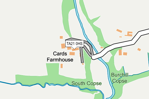 TA21 0HS map - OS OpenMap – Local (Ordnance Survey) TA21 0HS map - OS OpenMap – Local (Ordnance Survey)