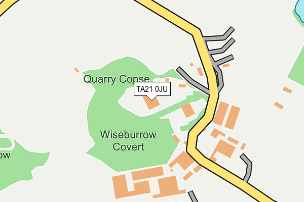 TA21 0JU map - OS OpenMap – Local (Ordnance Survey) TA21 0JU map - OS OpenMap – Local (Ordnance Survey)