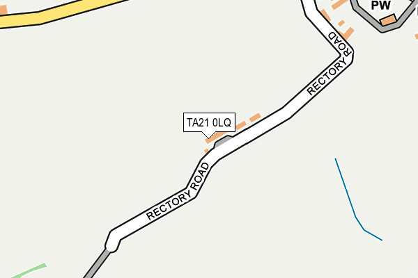 TA21 0LQ map - OS OpenMap – Local (Ordnance Survey) TA21 0LQ map - OS OpenMap – Local (Ordnance Survey)