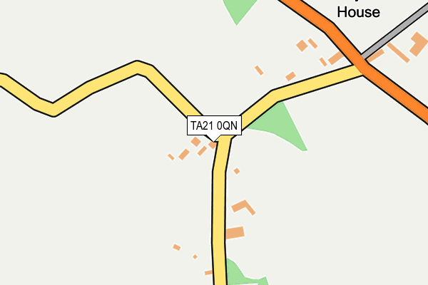 TA21 0QN map - OS OpenMap – Local (Ordnance Survey) TA21 0QN map - OS OpenMap – Local (Ordnance Survey)