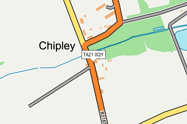 TA21 0QY map - OS OpenMap – Local (Ordnance Survey)