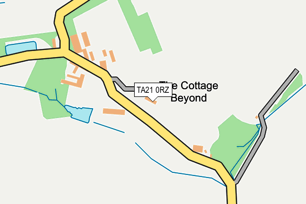 TA21 0RZ map - OS OpenMap – Local (Ordnance Survey) TA21 0RZ map - OS OpenMap – Local (Ordnance Survey)