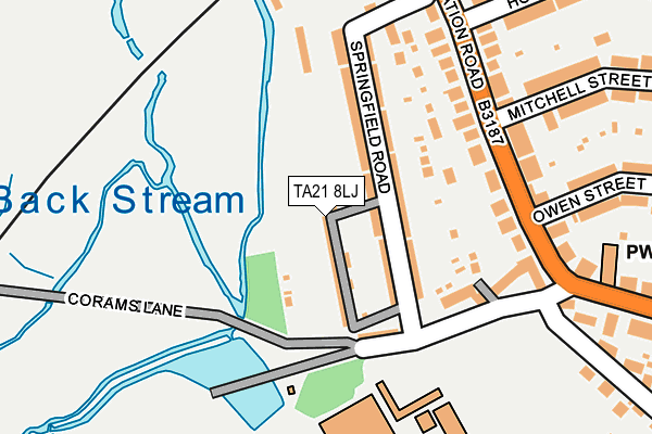 TA21 8LJ map - OS OpenMap – Local (Ordnance Survey) TA21 8LJ map - OS OpenMap – Local (Ordnance Survey)