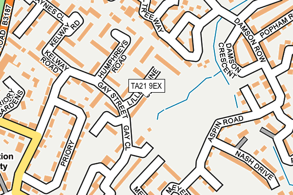 TA21 9EX map - OS OpenMap – Local (Ordnance Survey) TA21 9EX map - OS OpenMap – Local (Ordnance Survey)