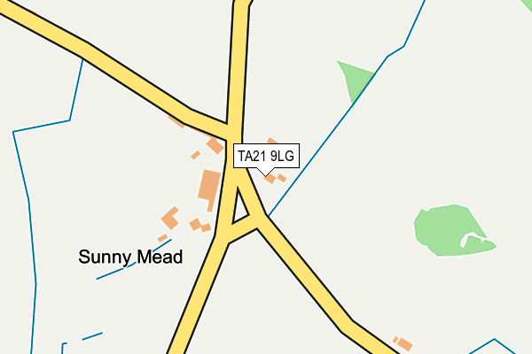 TA21 9LG map - OS OpenMap – Local (Ordnance Survey) TA21 9LG map - OS OpenMap – Local (Ordnance Survey)