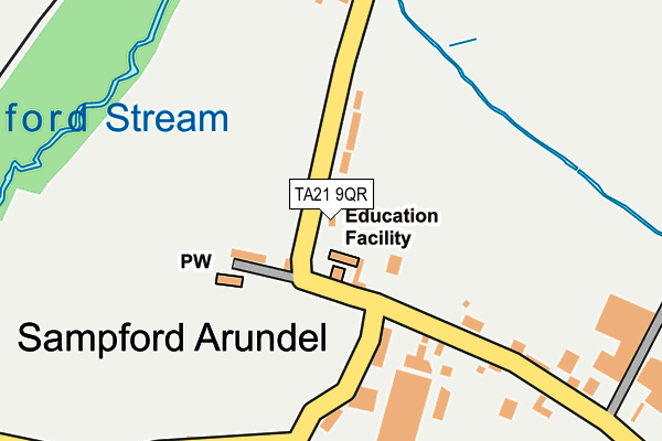 TA21 9QR map - OS OpenMap – Local (Ordnance Survey) TA21 9QR map - OS OpenMap – Local (Ordnance Survey)
