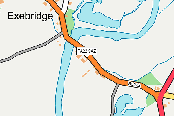 TA22 9AZ map - OS OpenMap – Local (Ordnance Survey) TA22 9AZ map - OS OpenMap – Local (Ordnance Survey)