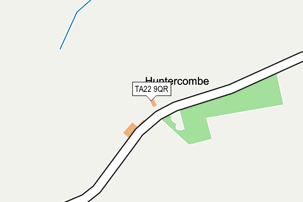 TA22 9QR map - OS OpenMap – Local (Ordnance Survey) TA22 9QR map - OS OpenMap – Local (Ordnance Survey)