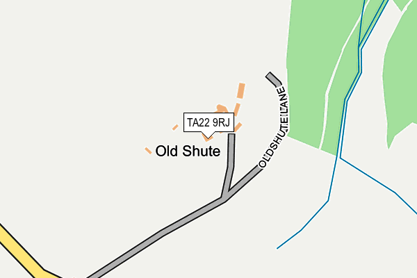 TA22 9RJ map - OS OpenMap – Local (Ordnance Survey) TA22 9RJ map - OS OpenMap – Local (Ordnance Survey)