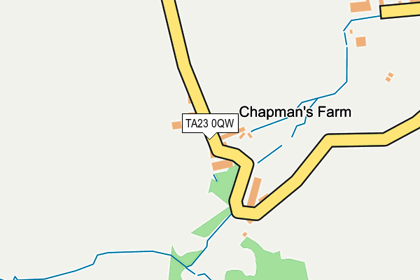 TA23 0QW map - OS OpenMap – Local (Ordnance Survey) TA23 0QW map - OS OpenMap – Local (Ordnance Survey)