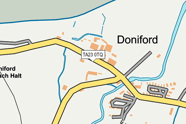 TA23 0TQ map - OS OpenMap – Local (Ordnance Survey) TA23 0TQ map - OS OpenMap – Local (Ordnance Survey)