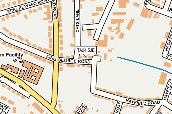 TA24 5JE map - OS OpenMap – Local (Ordnance Survey) TA24 5JE map - OS OpenMap – Local (Ordnance Survey)
