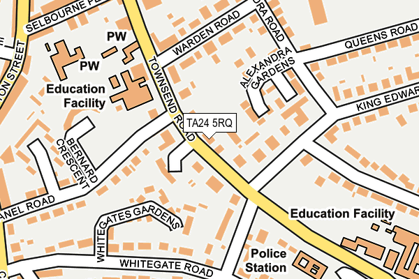 TA24 5RQ map - OS OpenMap – Local (Ordnance Survey) TA24 5RQ map - OS OpenMap – Local (Ordnance Survey)