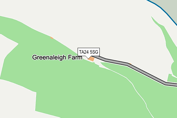 TA24 5SG map - OS OpenMap – Local (Ordnance Survey) TA24 5SG map - OS OpenMap – Local (Ordnance Survey)