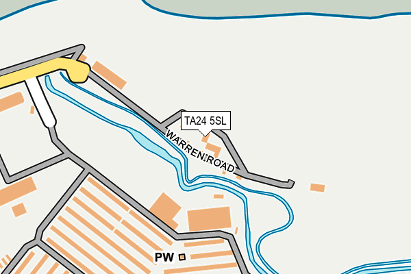 TA24 5SL map - OS OpenMap – Local (Ordnance Survey) TA24 5SL map - OS OpenMap – Local (Ordnance Survey)