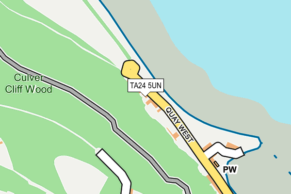TA24 5UN map - OS OpenMap – Local (Ordnance Survey) TA24 5UN map - OS OpenMap – Local (Ordnance Survey)