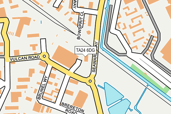 TA24 6DG map - OS OpenMap – Local (Ordnance Survey) TA24 6DG map - OS OpenMap – Local (Ordnance Survey)