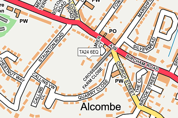 TA24 6EQ map - OS OpenMap – Local (Ordnance Survey) TA24 6EQ map - OS OpenMap – Local (Ordnance Survey)