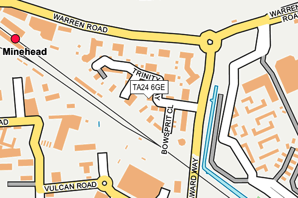 TA24 6GE map - OS OpenMap – Local (Ordnance Survey) TA24 6GE map - OS OpenMap – Local (Ordnance Survey)