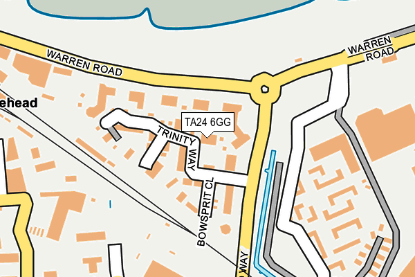 TA24 6GG map - OS OpenMap – Local (Ordnance Survey) TA24 6GG map - OS OpenMap – Local (Ordnance Survey)