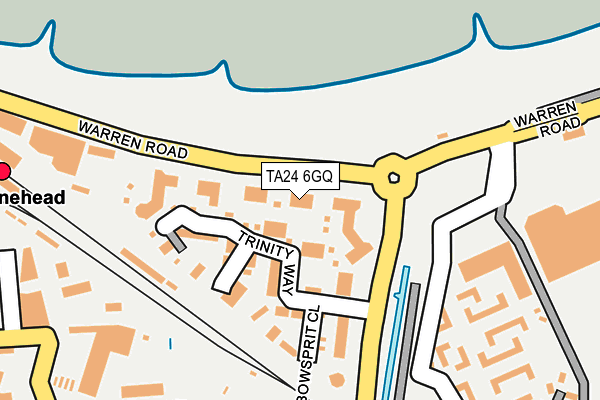 TA24 6GQ map - OS OpenMap – Local (Ordnance Survey) TA24 6GQ map - OS OpenMap – Local (Ordnance Survey)