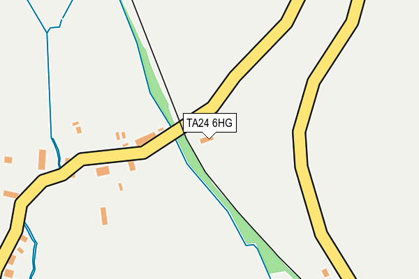 TA24 6HG map - OS OpenMap – Local (Ordnance Survey) TA24 6HG map - OS OpenMap – Local (Ordnance Survey)