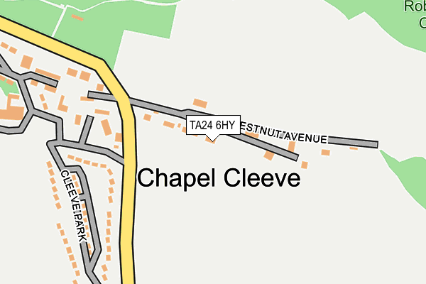 TA24 6HY map - OS OpenMap – Local (Ordnance Survey) TA24 6HY map - OS OpenMap – Local (Ordnance Survey)