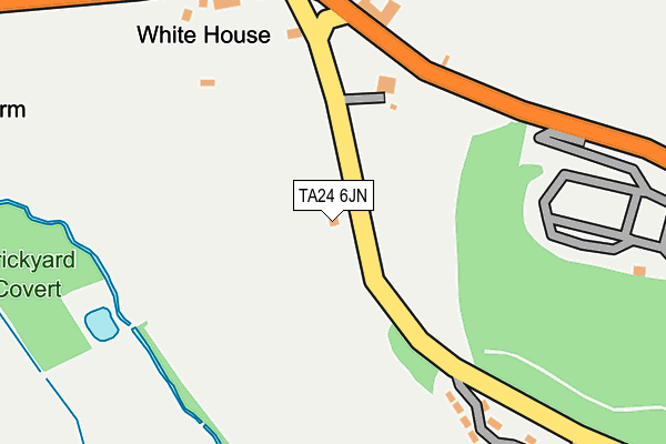 TA24 6JN map - OS OpenMap – Local (Ordnance Survey) TA24 6JN map - OS OpenMap – Local (Ordnance Survey)