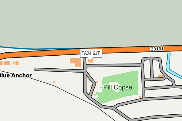 TA24 6JT map - OS OpenMap – Local (Ordnance Survey) TA24 6JT map - OS OpenMap – Local (Ordnance Survey)
