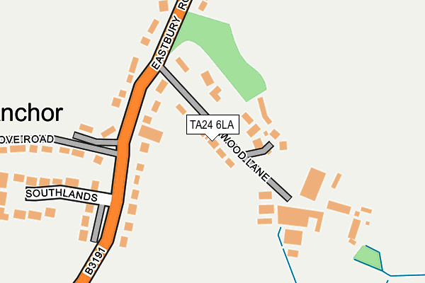 TA24 6LA map - OS OpenMap – Local (Ordnance Survey) TA24 6LA map - OS OpenMap – Local (Ordnance Survey)