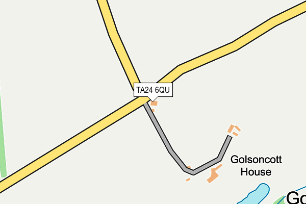 TA24 6QU map - OS OpenMap – Local (Ordnance Survey)