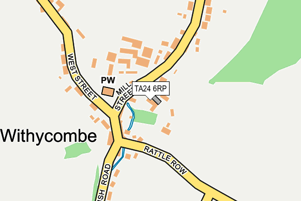 TA24 6RP map - OS OpenMap – Local (Ordnance Survey) TA24 6RP map - OS OpenMap – Local (Ordnance Survey)