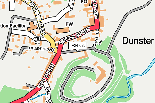 TA24 6SJ map - OS OpenMap – Local (Ordnance Survey) TA24 6SJ map - OS OpenMap – Local (Ordnance Survey)