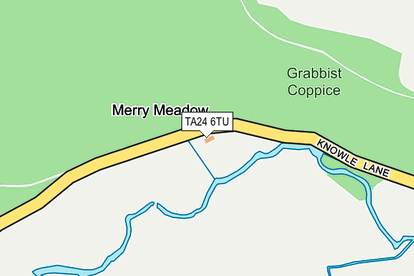 TA24 6TU map - OS OpenMap – Local (Ordnance Survey) TA24 6TU map - OS OpenMap – Local (Ordnance Survey)