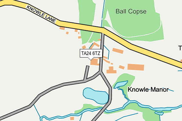 TA24 6TZ map - OS OpenMap – Local (Ordnance Survey) TA24 6TZ map - OS OpenMap – Local (Ordnance Survey)