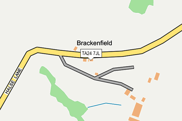TA24 7JL map - OS OpenMap – Local (Ordnance Survey) TA24 7JL map - OS OpenMap – Local (Ordnance Survey)