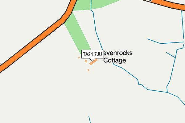 TA24 7JU map - OS OpenMap – Local (Ordnance Survey) TA24 7JU map - OS OpenMap – Local (Ordnance Survey)