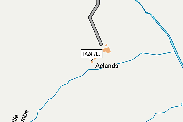 TA24 7LJ map - OS OpenMap – Local (Ordnance Survey) TA24 7LJ map - OS OpenMap – Local (Ordnance Survey)