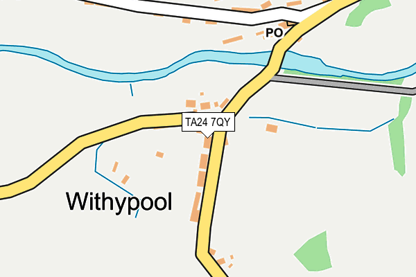 TA24 7QY map - OS OpenMap – Local (Ordnance Survey) TA24 7QY map - OS OpenMap – Local (Ordnance Survey)